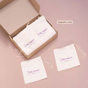 bolsas de algodón-uncordón